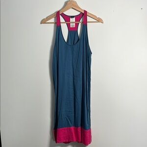 Patagonia Razor Back Dress - Blue & Pink